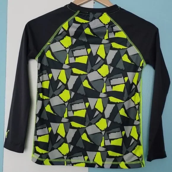 PUMA Neon Yellow Long Sleeve Shirt - Picture 3 of 6